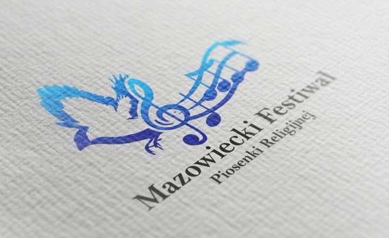 wizualizacja logotypu o tematyce muzycznej